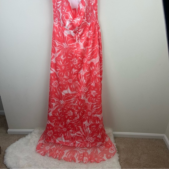 Amanda Uprichard New York x Revolve Strapless Eden Maxi Dress Paquita floral L - Picture 10 of 14